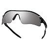 Mens Sports Non-Polarized Sunglasses for Cycling Cricket Trekking UV 400 Protection Mirrored Lens Free Case Box Pack Of 1 (Grey_L)