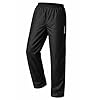 Robustt Premium Rain Pants | Black | M-L | Unisex Waterproof Rain Pants for Men & Women | Elastic Stretchable Waistband | Relaxed Fit | Waterproof Rain Trouser for Bike Riding, Commute & Outdoor Use