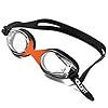 Boldfit Swimming Goggles for Men & Women with Adjustable Strap Anti Fog Goggles for Swimming Men Swimming Goggles for Women Air Tight Swim Goggles UV Protection Training Swim Goggles - BlackOrange