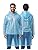 Destinio Poncho for Men, Poncho for Women- Thick Waterproof PVC, Knee Length Rain Coat, Reusable - Transparent Pocket Raincoat with Hood, Full Cover for Bag in Travel,Trekking, Bike Riders