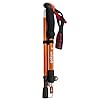 GOKYO K2 Foldable Trekking Pole 33 Cms Aluminium Alloy 7075 Sturdy 270 Grams only Ultralight Press + Button Lock Metal Rope fold -Orange