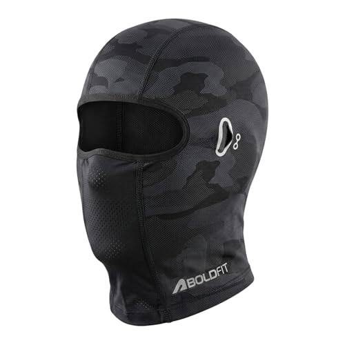 Boldfit Balaclava for Men Full Face Mask for Women Breathable Quick Dry Ski Mask Bike Riding, Cycling & Winter Sports Face Cover Dust, Sun, Cold & Pollution Protection Stretchable Under Helmet Mask