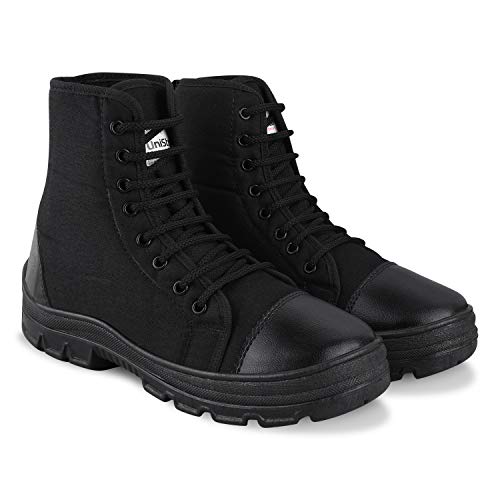 Unistar Men's Trekking Shoes High Ankle Hiking Boots with Anti Skid Rugged Sole for Outdoor Walking Camping Trail Adventure & Daily Outdoor Use