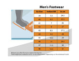 Forclaz MID100 Snow Mens trekking shoe Size Chart