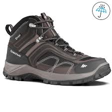 Decathlon Quechua Forclaz Waterproof High Ankle Mountain Snow Hiking shoe for Hire in Noida