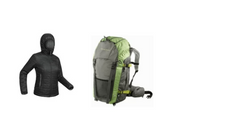 Combo-14| Womens Down Jacket | 60 Litre Bag