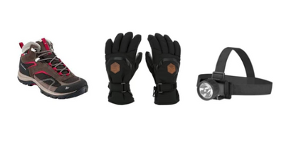 Combo 2 | Womens Shoe | Gloves | Headlamp